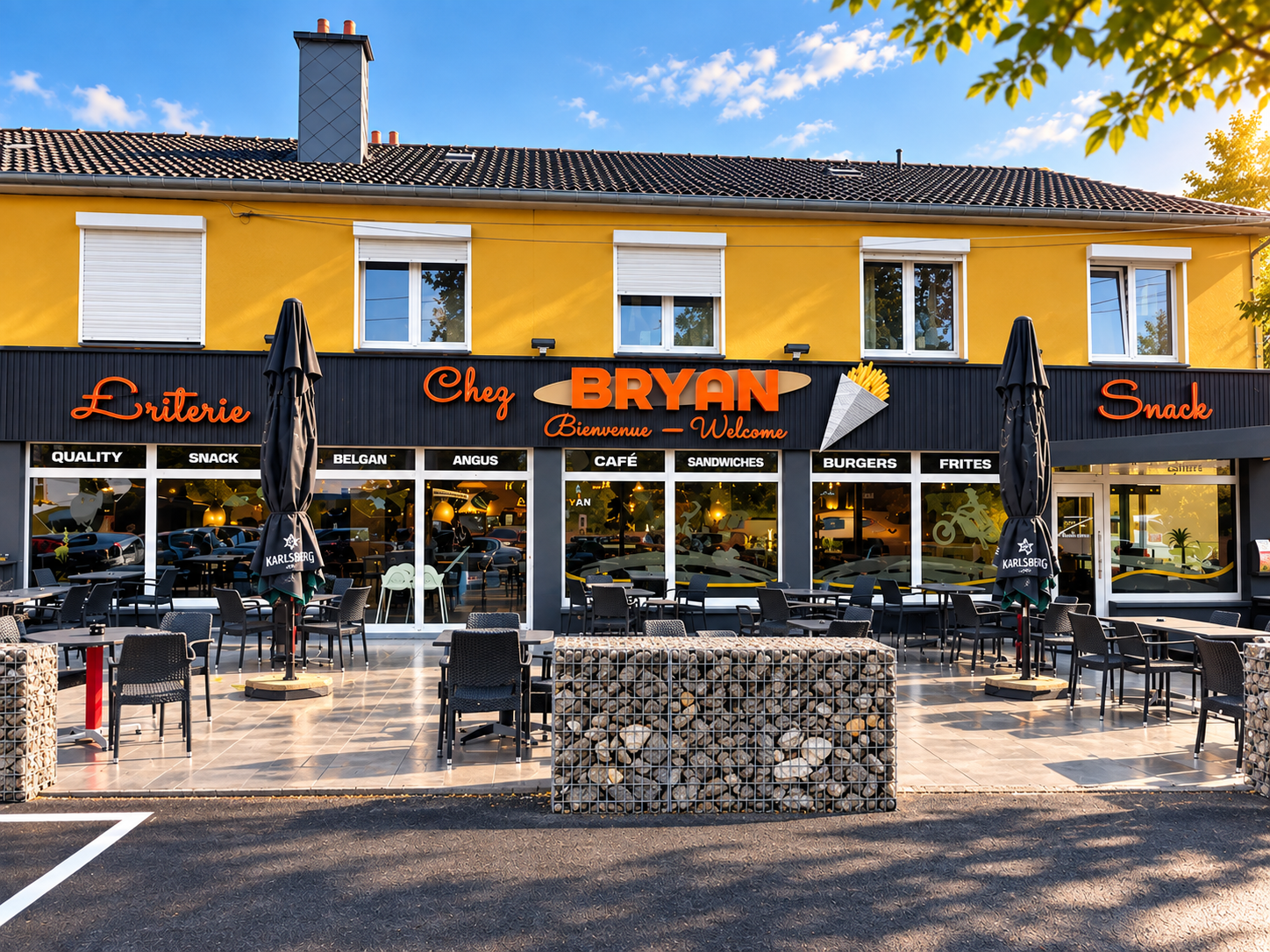 Façade de la Friterie Chez Bryan à Aubange